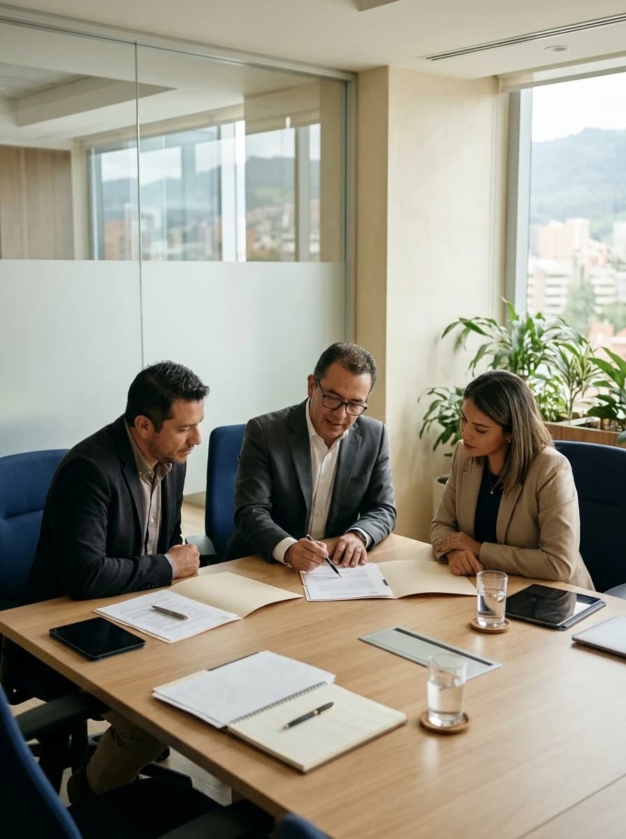Asesoría corporativa y revisión de contratos comerciales para empresas en Colombia